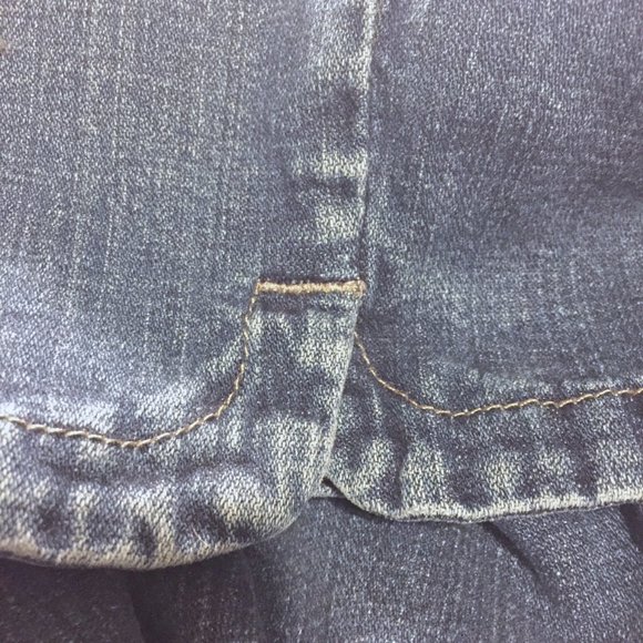 Womens 8P Knee Length Denim Shorts GV Blue Size 8 - Picture 5 of 5